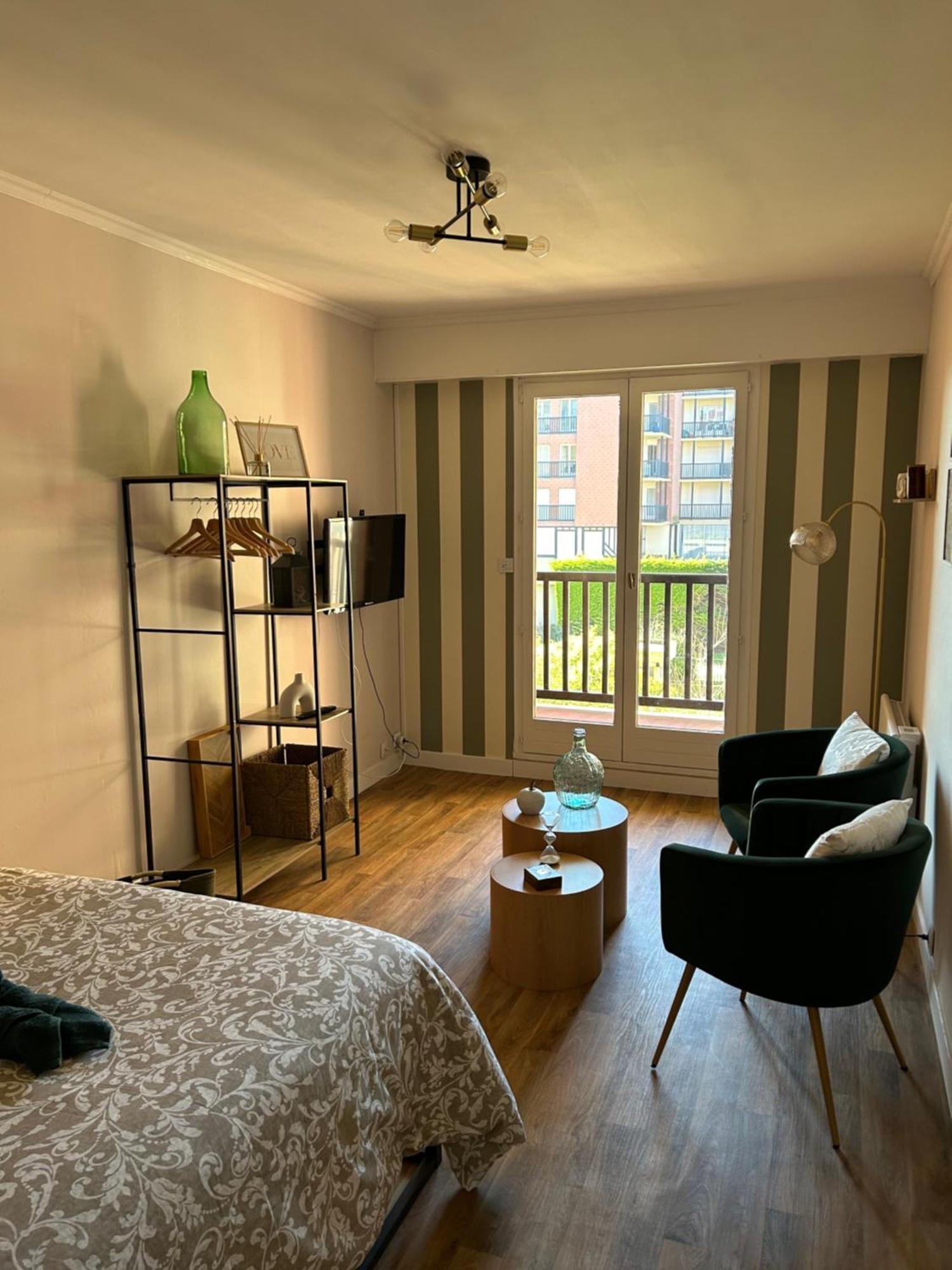 La Suite Emeraude, Studio Chic, Acces Direct Plage Cabourg Exterior foto